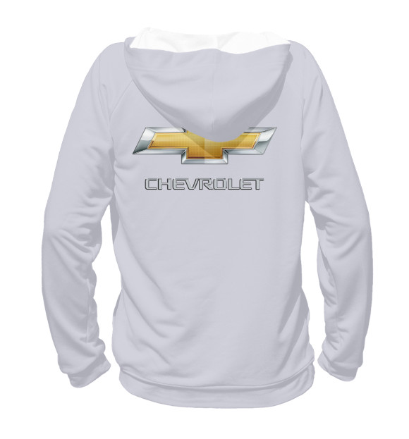 Женское худи с изображением Chevrolet concept цвета Белый