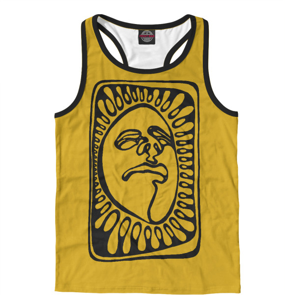 Мужская майка-борцовка с изображением ЯРИЛО цвета Белый