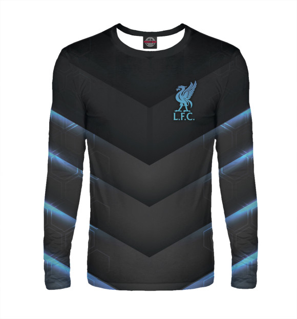 Мужской лонгслив с изображением Liverpool F.C. цвета Белый