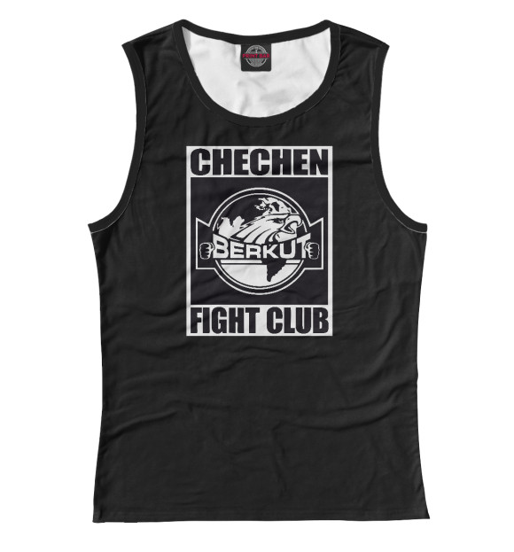 Женская майка с притом Berkut цвета Белый Женская майка с изображением Berkut цвета Белый