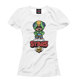 Женская футболка Brawl Stars - Leon