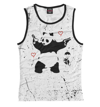 Майка для девочки Banksy Бэнкси панда