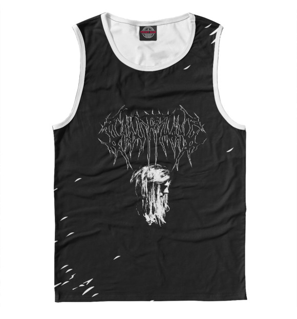 Мужская майка с притом Ghostemane цвета Белый Мужская майка с изображением Ghostemane цвета Белый