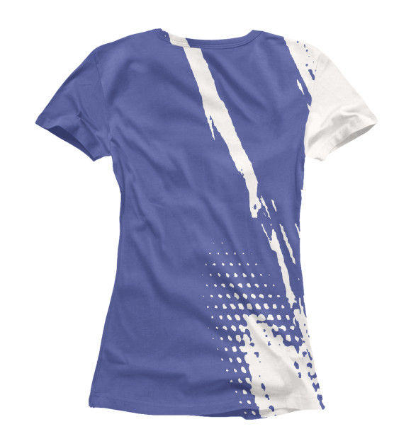 Женская футболка с изображением Эдгар/рисунок на футболке цвета Белый