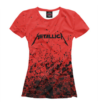 Женская футболка Metallica / Металлика