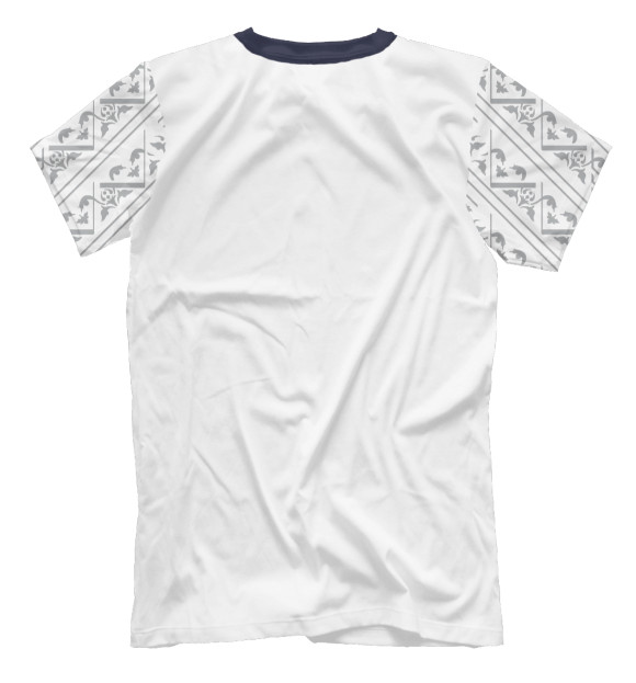 Мужская футболка с изображением Италия форма 2020 цвета Белый