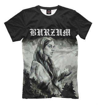 Мужская футболка Burzum молодой Варг