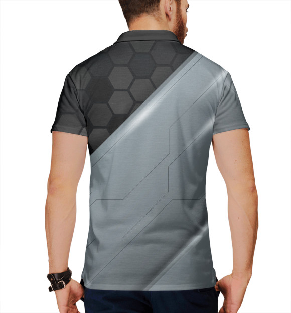 Мужское поло с изображением Liverpool F.C. цвета Белый