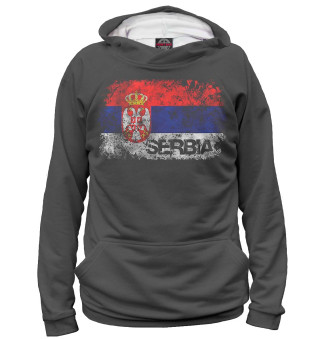 Женское худи Serbia