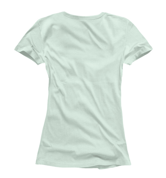 Женская футболка с изображением Лягушка цвета Белый