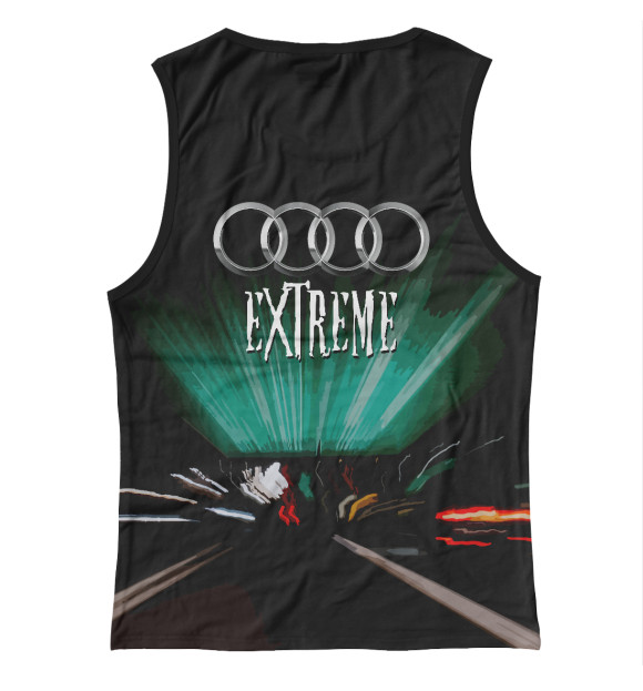 Женская майка с изображением Audi Extreme цвета Белый