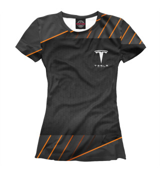 Женская футболка Tesla / Тесла