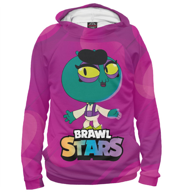 Мужское худи с изображением Ева Eve BrawlStars цвета Белый