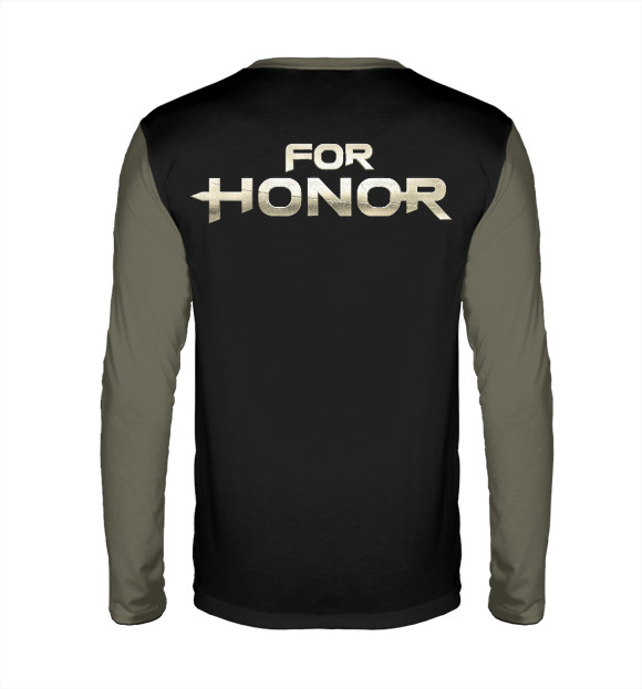 Мужской лонгслив с изображением For honor цвета Белый