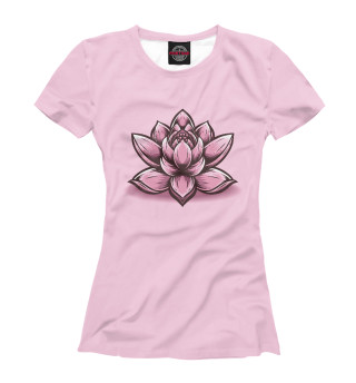 Женская футболка Цветок лотоса