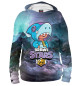 Женское худи Space Leon Shark