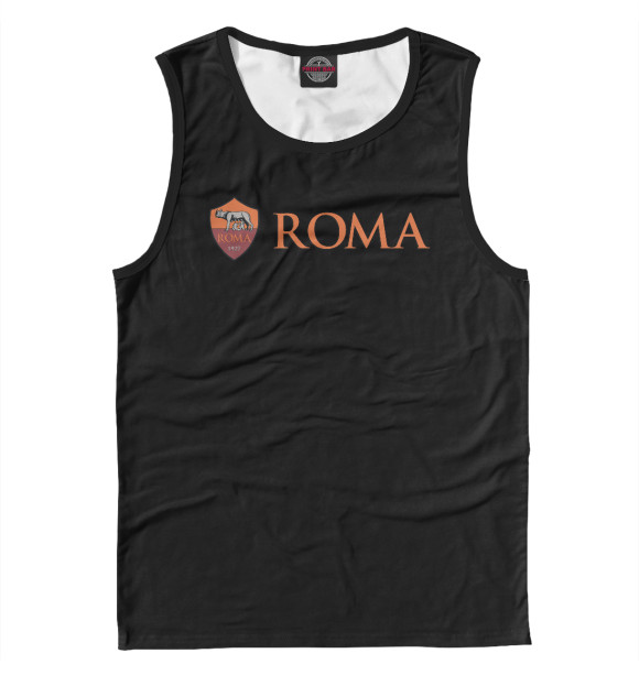 Майка для мальчика с изображением Roma цвета Белый
