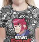 Футболка для девочек Brawl Stars: Colt