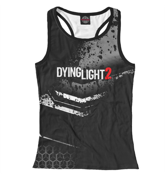 Женская майка-борцовка с изображением Dying Light 2 цвета Белый