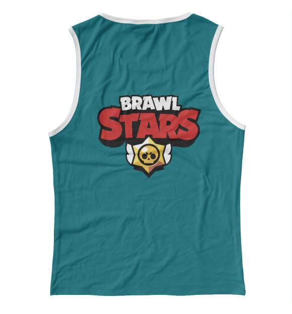 Майка для девочки с изображением Brawl Stars цвета Белый