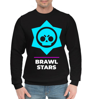 Мужской хлопковый свитшот Brawl Stars Gaming Neon