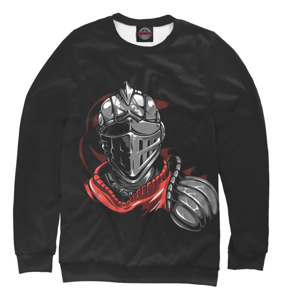 Мужской свитшот с изображением Dark Souls цвета Белый
