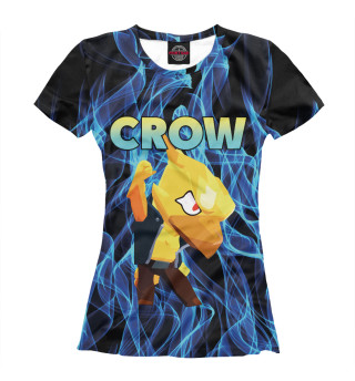 Женская футболка Brawl Stars Crow \ Огонь