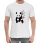 Мужская хлопковая футболка Панда и сон