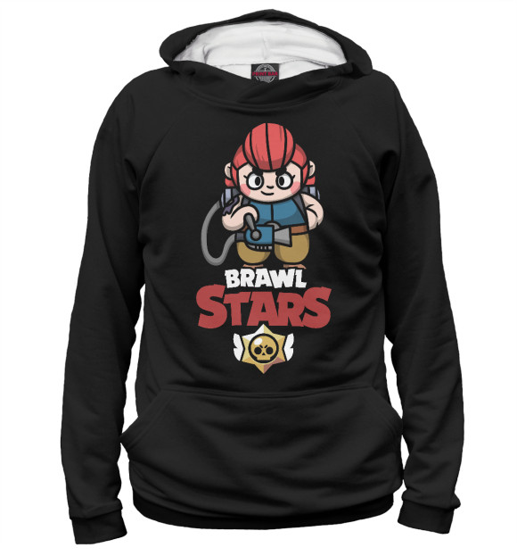 Женское худи с изображением Brawl Stars Pam цвета Белый