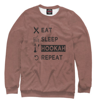 Свитшот для мальчиков Eat Sleep Hookah Repeat
