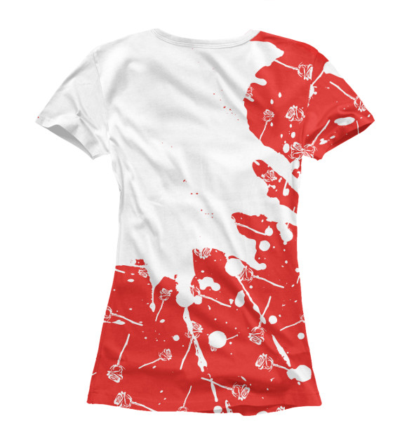 Женская футболка с изображением Payton Moormeier / Пейтон цвета Белый