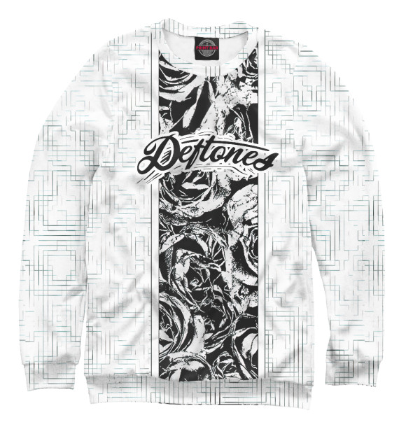 Свитшот для девочек с изображением Deftones цвета Белый