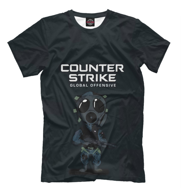 Футболка для мальчиков с изображением Counter-Strike цвета Белый