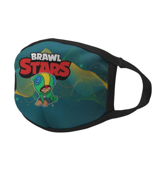 Маска тканевая с изображением Brawl Stars цвета Белый