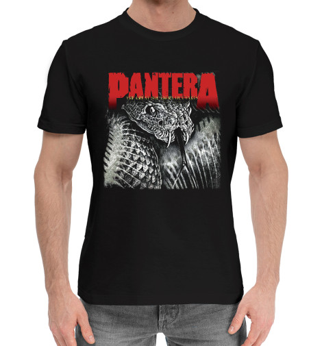 Хлопковые футболки Print Bar Pantera pantera pantera history of hostility colour
