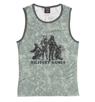 Майка для девочки Military Games