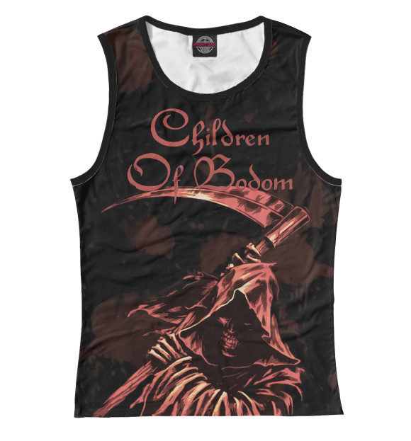 Майка для девочки с изображением Children of Bodom цвета Белый