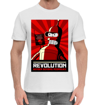 Хлопковая футболка для мальчиков Revolution Bender Bending Rodriguez