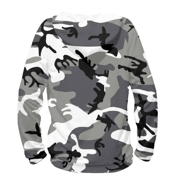 Женское худи с изображением Воздушно Десантные Войска цвета Белый