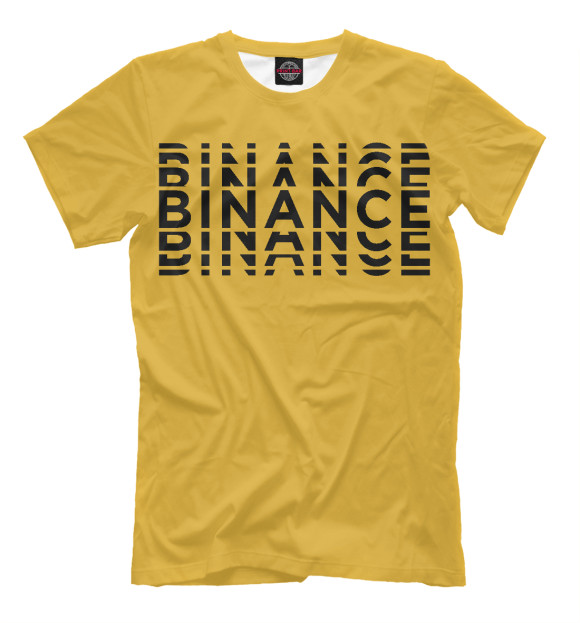 Мужская футболка с изображением Binance цвета Белый