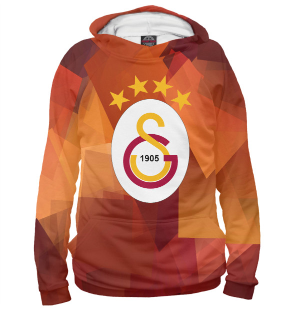 Женское худи с изображением Galatasaray цвета Белый