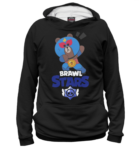 Женское худи с изображением Brawl Stars цвета Белый