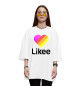 Женская футболка оверсайз Likee