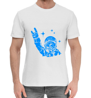 Хлопковая футболка для мальчиков Юрий Гагарин Рокер