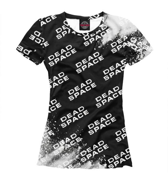 Женская футболка с изображением Dead Space цвета Белый