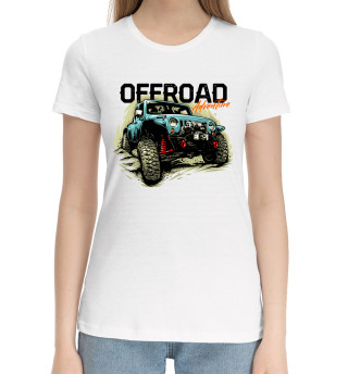 Хлопковая футболка для девочек Offroad