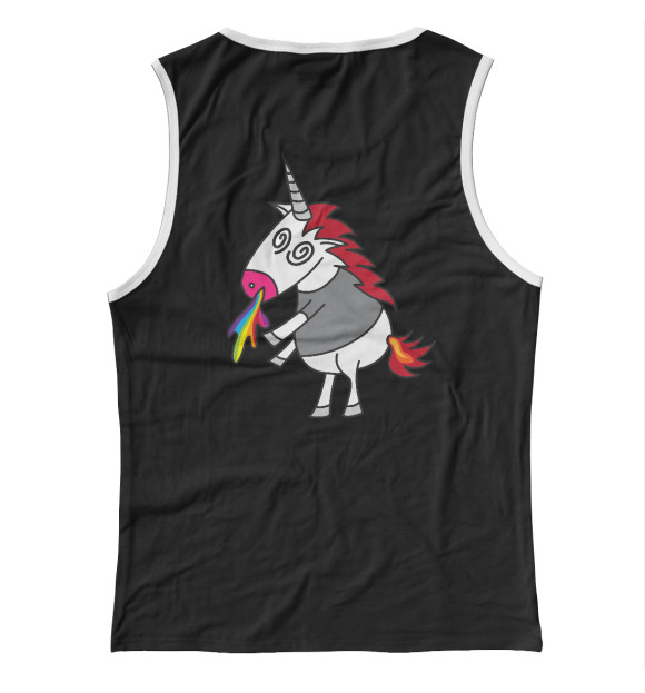 Майка для девочки с изображением Green Day Unicorn цвета Белый