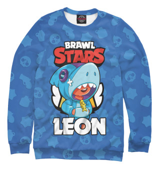 Свитшот для девочек Brawl Stars Leon Shark