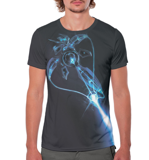 Мужская футболка с изображением StarCraft цвета Белый