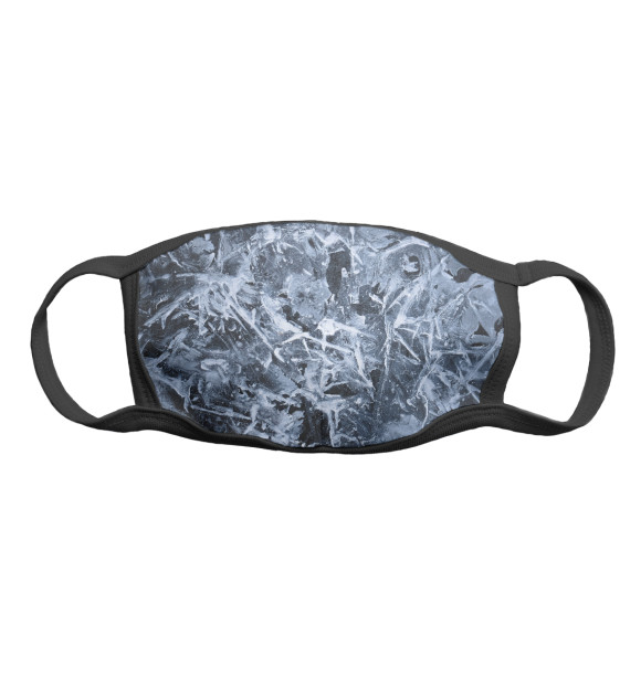 Маска тканевая с изображением Изморозь цвета Белый